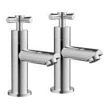 Bluci Eboli Chrome Crosshead Lever Bath Taps