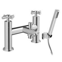 Bluci Eboli Chrome Crosshead Lever Bath Shower Mixer