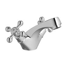 Bluci Portici Chrome Traditional Crosshead Lever Basin Mixer