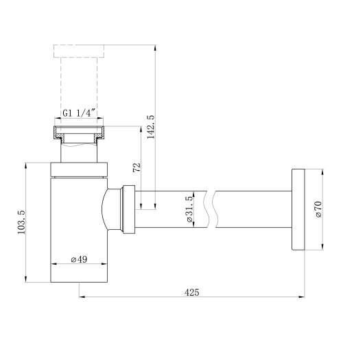 Bluci Modern Bottle Trap