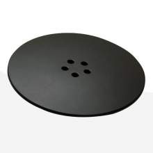 Bluci Black 90mm Shower Tray Waste Cap Cover