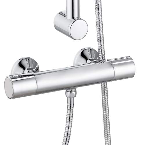 Bluci Brindisi Cool Touch Thermostatic Bar Mixer Shower