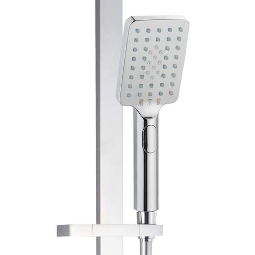 Bluci Comiso Thermostatic Single Outlet Shower Mixer and Riser Kit