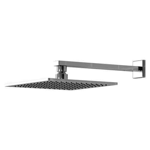Bluci Comiso Thermostatic Single Outlet Shower Mixer and Overhead Kit