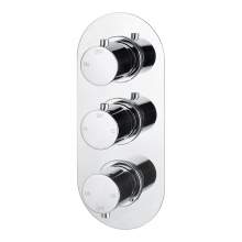 Bluci Gubbio Thermostatic Three Outlet Triple Shower Valve