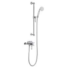 Bluci Bolsena Concentric Single Outlet Themostatic Shower Valve and Riser Kit