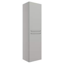 Bluci Gorizia Grey Gloss 454mm Wall Hung 2 Door Tall Unit