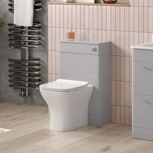 Bluci Gorizia Grey Gloss 506mm WC Unit