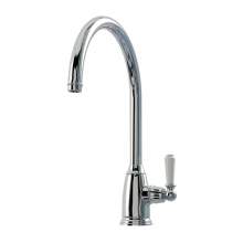 Bidbury and Co Malvern Chrome Single Lever Monobloc Tap with Porcelain Handles