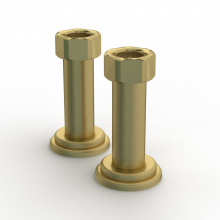 Bidbury and Co Straight Leg Kit for Bridge Taps in Old English Brass