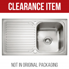 Caple DOVE 100 Stainless Steel Inset Kitchen Sink - No Packaging