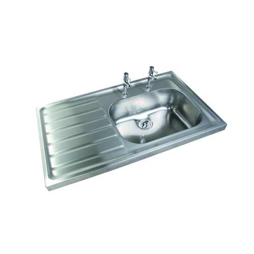 Pland Jersey HTM64 1000mm Single Bowl Sit On Sink Top