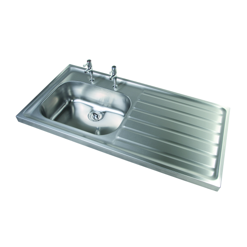 Pland Jersey HTM64 1200mm Single Bowl Sit On Sink Top