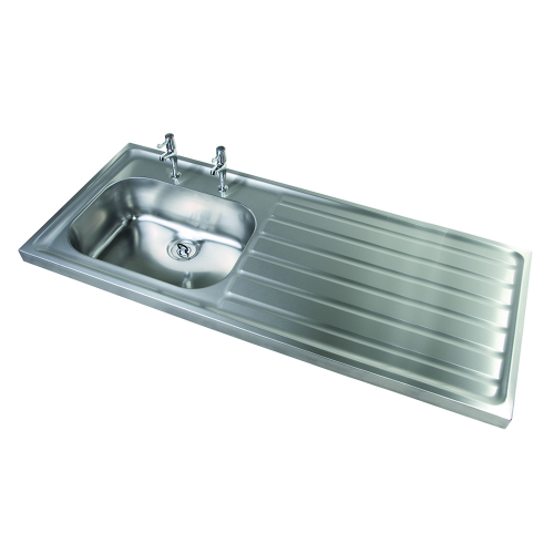 Pland Jersey HTM64 1500mm Single Bowl Sit On Sink Top