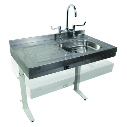 Pland Corsica Mains Powered Height Adjustable Sink