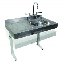 Pland Corsica Mains Powered Height Adjustable Sink