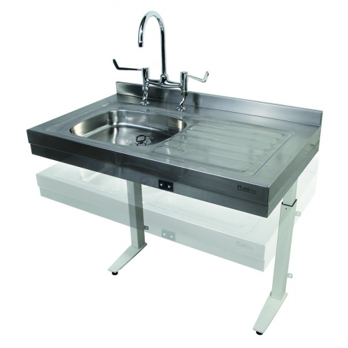 Pland Corsica Mains Powered Height Adjustable Sink
