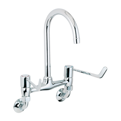 Pland Eden Wall Mounted Bridge Mixer Tap