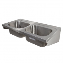 Pland Sark HTM64 Double Bowl Healthcare Sink