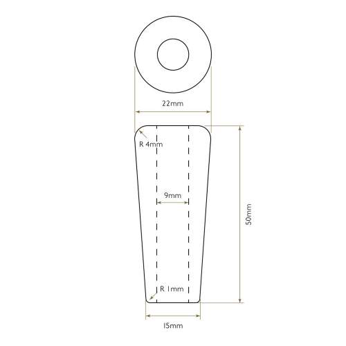 Bidbury and Co Alternative Metal Handle in Chrome