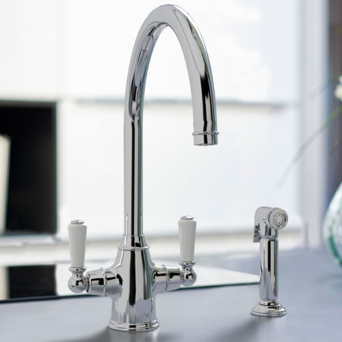 Bidbury and Co Charlbury Chrome Independent Pull-Out Spray