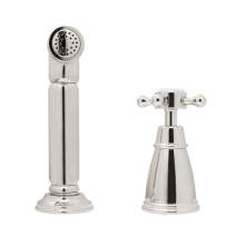 Bidbury and Co Chalford Polished Nickel Independent Pull-Out Spray with Crosshead Handle