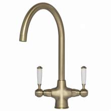 Caple Shaftsbury Twin Lever Kitchen Tap