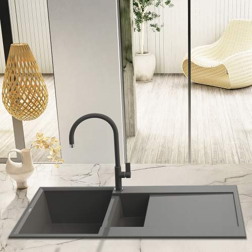 Reginox Easy 475 1.5 Bowl Inset Granite Kitchen Sink