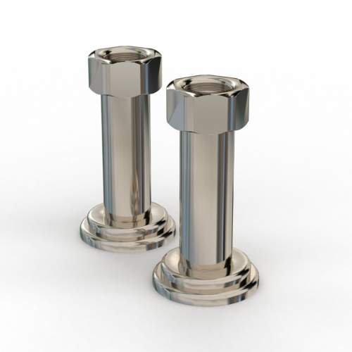 Bidbury and Co Straight Leg Kit for Bridge Taps in Polished Nickel