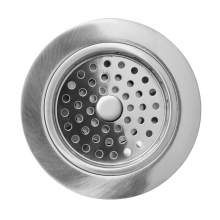 Clearwater 90mm Brushed Steel Deluxe Strainer Waste and Overflow