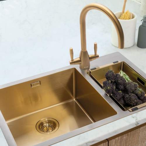 Caple AVEL Twin Lever Kitchen tap