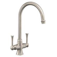 Rangemaster Estuary Brushed Dual Lever Monobloc Tap