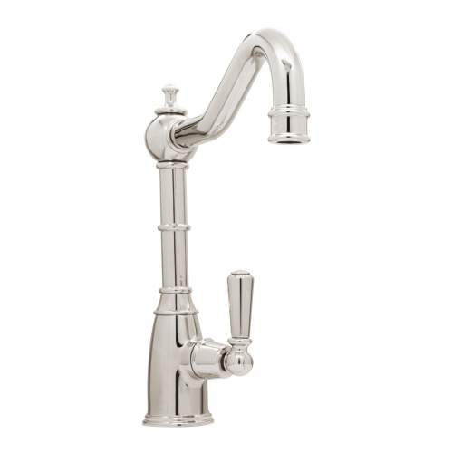 Bidbury & Co Stanton Single Lever Polished Nickel Monobloc Tap with Metal Handles