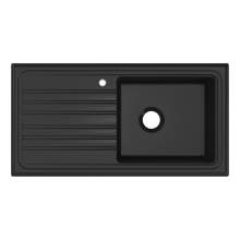Reginox RL 404 CB II Black Ceramic 1.0 Bowl Kitchen Sink