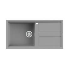 Reginox Best 480 LG K+ Single Bowl Inset Granite Kitchen Sink - Light Grey