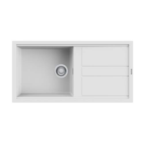 Reginox Best 480 1.0 Bowl White Granite Sink