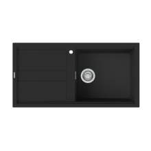 Reginox Best 480 K+ Single Bowl Inset Granite Kitchen Sink - Black