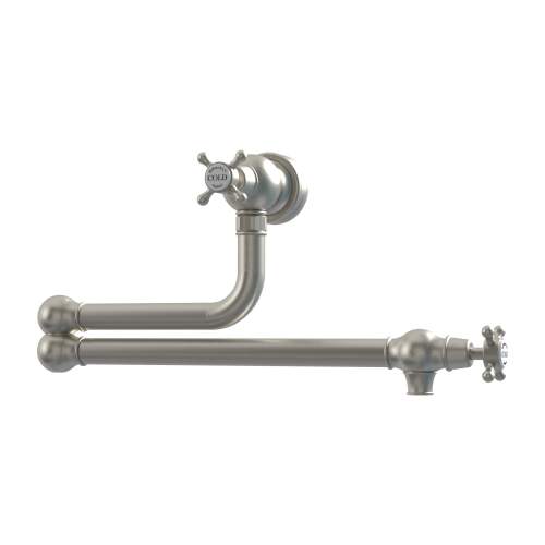 Bidbury & Co Oakridge Twin Lever Pot Filler with Crosshead Handles