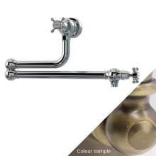 Bidbury & Co Oakridge Twin Lever Pot Filler with Crosshead Handles