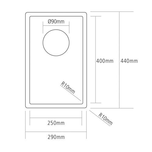Caple Mode 251 Stainless Steel Kitchen Sink