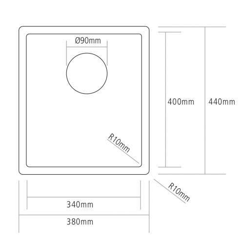 Caple Mode 341 Stainless Steel Kitchen Sink