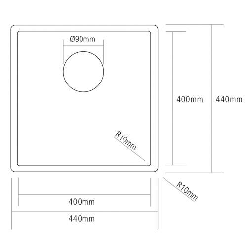 Caple Mode401 Stainless Steel Kitchen Sink