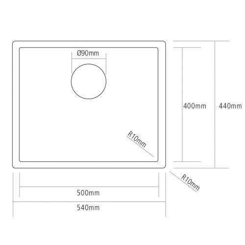 Caple Mode 501 Stainless Steel Kitchen Sink