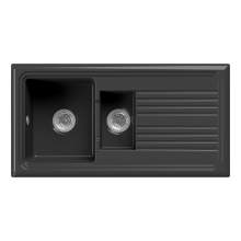 Reginox RL 401 CB II Black Ceramic 1.5 Bowl Kitchen Sink