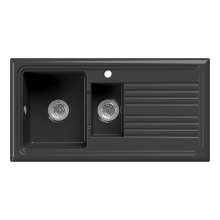 Reginox RL 401 CB II Black Ceramic 1.5 Bowl Kitchen Sink