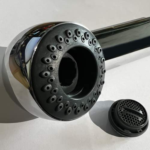 Gessi Cary 18971 Single Top Lever Pull Out Tap with Twin Jet Handspray