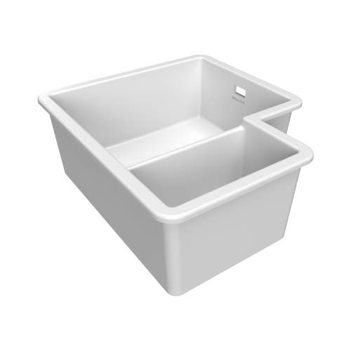 Bidbury and Co Ryeford Ceramic 1.5 Bowl Undermount-Inset Sink