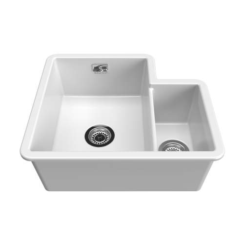 Bidbury and Co Ryeford Ceramic 1.5 Bowl Undermount-Inset Sink