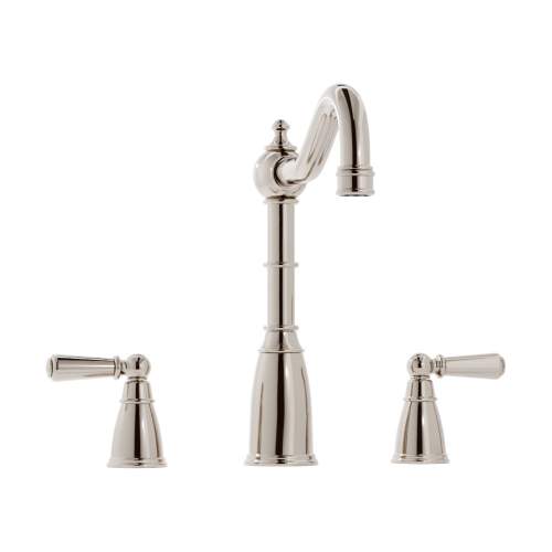 Bidbury & Co Bickton Sherston 3 Hole Mixer Tap with Metal Lever Handles