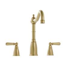 Bidbury & Co Bickton Sherston 3 Hole Mixer Tap with Metal Lever Handles